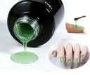JOUS Semi-Transparent Buildable Milky Gel Polish for Jelly Effect Salon Nail Art with Layered Sheer Finish Soak Off UV/LED Cured