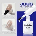 JOUS High Viscosity Transfer Gel Strong Adhesion for Full Nail Foil Transfer Gold Leaf &Glitter Application Lasting &Easy to Use