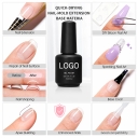 Hema Free TPO Free Quick-drying clear Natural Resin Extension Gel Hard Gel Nail  Self Leveling  Poly Extension Gel
