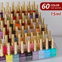 High Pigmentation Solid Color Gel Polish for Nail Art One-Coat Full Coverage Vivid Color Nail Gel with High Gloss Salon Supply