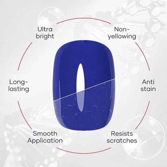 Anti Scratch No Wipe Top Coat Stain Resistant Gel Polish Ultra Glossy Finishing Gel Long Wear UV LED Varnish for Nail Studios