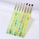 JOUS OEM/ODM Multi-Functional Nail Design Brush Kit for Gel Polish Acrylic Nail Painting Striping Dotting and French Manicure