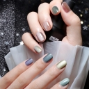Professional Nail Art Salon Recommend Crystal Cat Eye Peel Off Gel Art Nail Polish
