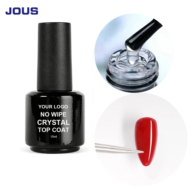 2026 New HEMA Free 15ml Professional Gel Nails Polish Products Top Coat for Manicure Pedicure Salon Nails