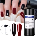 JOUS Glossy No Wipe Diamond Top Coat for Nail Color Protection with High Transparency Scratch Resistant Finish 60s LED Cure