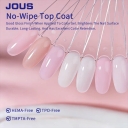 Custom Durable Long-lasting No Wipe Top Coat Gel Hema Free TMPTA Free TPO Free UV Gel Top Coat No Wipe High Shine Top Coat Gel