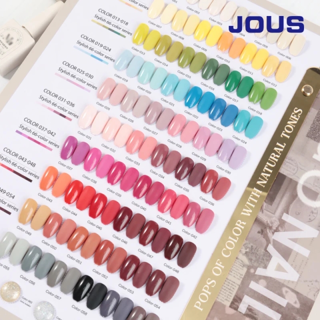 JOUS Hema & TPO Free UV Gel Polish-French Water Base Non-Toxic Vegan Long Lasting Eco-Friendly Nail Polish