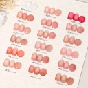 Private Label 15ml One Step Gel Polish Set High Quality Long Lasting Soak Off 1 Step Uv Gel Nail Polish