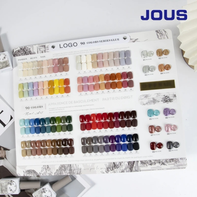 JOUS Custom Bottle Gel Nail Polish Set 15ml Long Lasting Varnish Private Label Nail Painting Soak Off UV Gel Nail Polish Kit