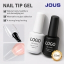 15ml Long Lasting Strong Adhesive Gel Polish for Press on Nails and Nail Tips Wholesale TMPTA Hema TPO Free Nail Glue Gel UV