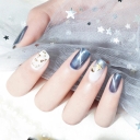 1KG Universal Cat Eye Gel Nail Polish Bright Silver UV Gel Nail Polish Glitter Nail Art Varnish Eye Cat Gel Polish