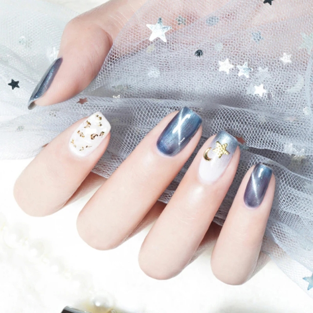 1KG Universal Cat Eye Gel Nail Polish Bright Silver UV Gel Nail Polish Glitter Nail Art Varnish Eye Cat Gel Polish