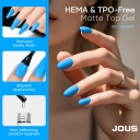 Private Label Silky Matte Top Coat HEMA Free TPO Free Professional Sealer for Nail Art Bulk Wholesale 5kg Drum OEM ODM Gel