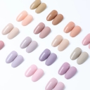 JOUS Nude Gel Nail Polish Collection for All Ages Natural & Pure Look Quick Drying Chip Resistant Easy Application & Removal