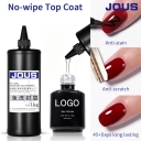 High Hardness Custom No Wipe Top Coat Sealing Gel Anti Scratch Resists Damage 1kg Bulk Refill UV LED Professional Salon