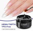 15ml Non-Toxic Eco-Friendly Natural Resin clear Nail Extension Gel SetTPO TMPTA Hema Free Hard Gel Nail  High Quality