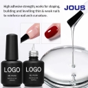 CUSTOM LOGO HEMA TMPTA Tpo Free Builder Gel for Nails Self Leveling Rubber Base Gel Nail Polish Set Professional for Salon