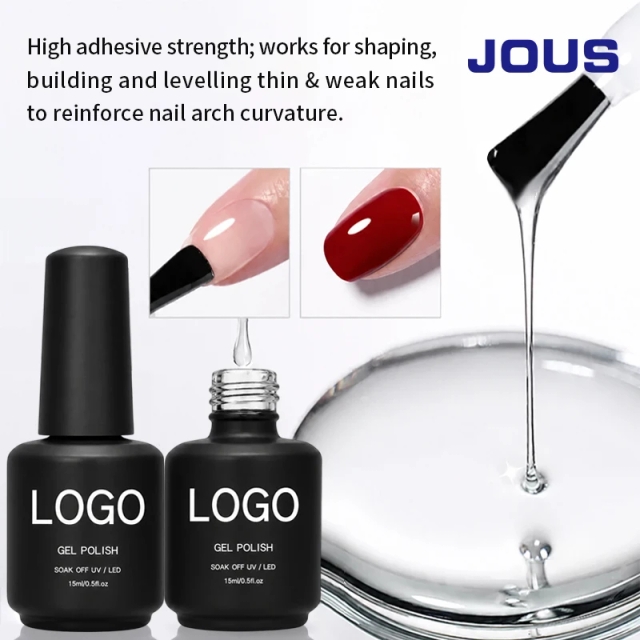 CUSTOM LOGO HEMA TMPTA Tpo Free Builder Gel for Nails Self Leveling Rubber Base Gel Nail Polish Set Professional for Salon