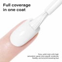 Eco-Friendly Fast Drying Long Lasting White Gel Nail Art Hema Free TPO Free White Gel Polish Your logo White Uv Gel Nail Art
