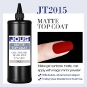 Quick-Dry Matte Top Coat for Nails Smudge-Proof & Scratch-Resistant Finish with Elegant Velvet Texture Watercolor & Ombre Design