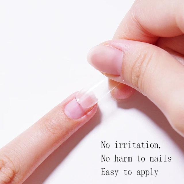 JOUS High Viscosity Nail Tip Gel for Strong Nail Extension 60s Cure Odorless & Non-Toxic Lasting Hold & Easy to Apply