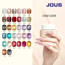 JOUS 32 Colors High Quality 15ml Cat Eye Water Base French Luxury 9D Magnetic UV Nail Gel Private Label Wholesale Long-lasting