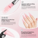 High Transparency Slightly Thick Zero-pain Extension Nail Gel No Heat  Tpo Free Hema Free TMPTA Free Extension Gel