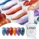 JOUS Crystal Moonlight & Holographic Shimmer Cat Eye Gel Polish for Nail Salon Professional Use With Strong Magnetic Effect