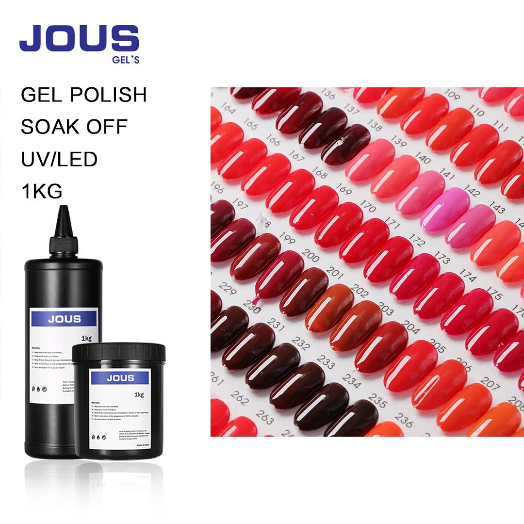 HEMA-Free Gel Polish for Sensitive Nails Salon High Pigmentation Self-leveling Eco-friendly Nail Gel With KG Bulk Packaging