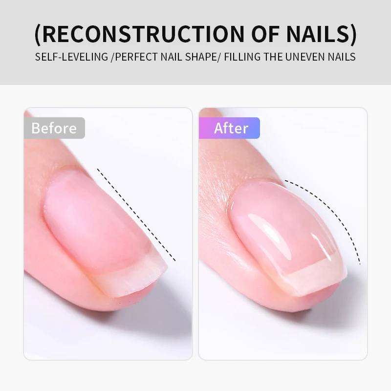 3 in 1 HEMA Free TPO Free Multi Functional Builder Base Gel Rubber Base for Shaping Apex Building Wholesale Private Label Gel