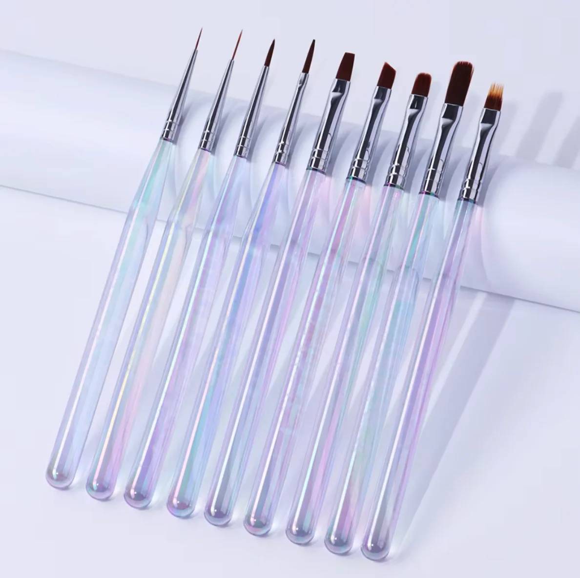 JOUS Hot Sale Nail Art Brush Tools Private Label Wholesale Salon Grade for Precise Line Drawing Detailing Gradient & Filling