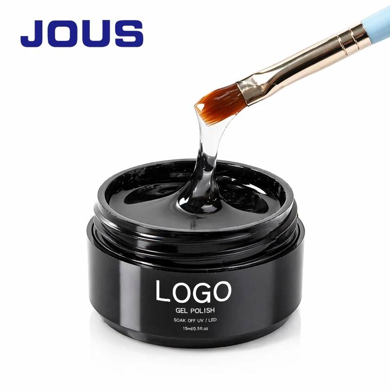Low Moq Hypoallergenic High Hardness Zero-feel Builder Base Gel Nail Glue Private Label No Burn Builder Gel Tpo Free Hema Free