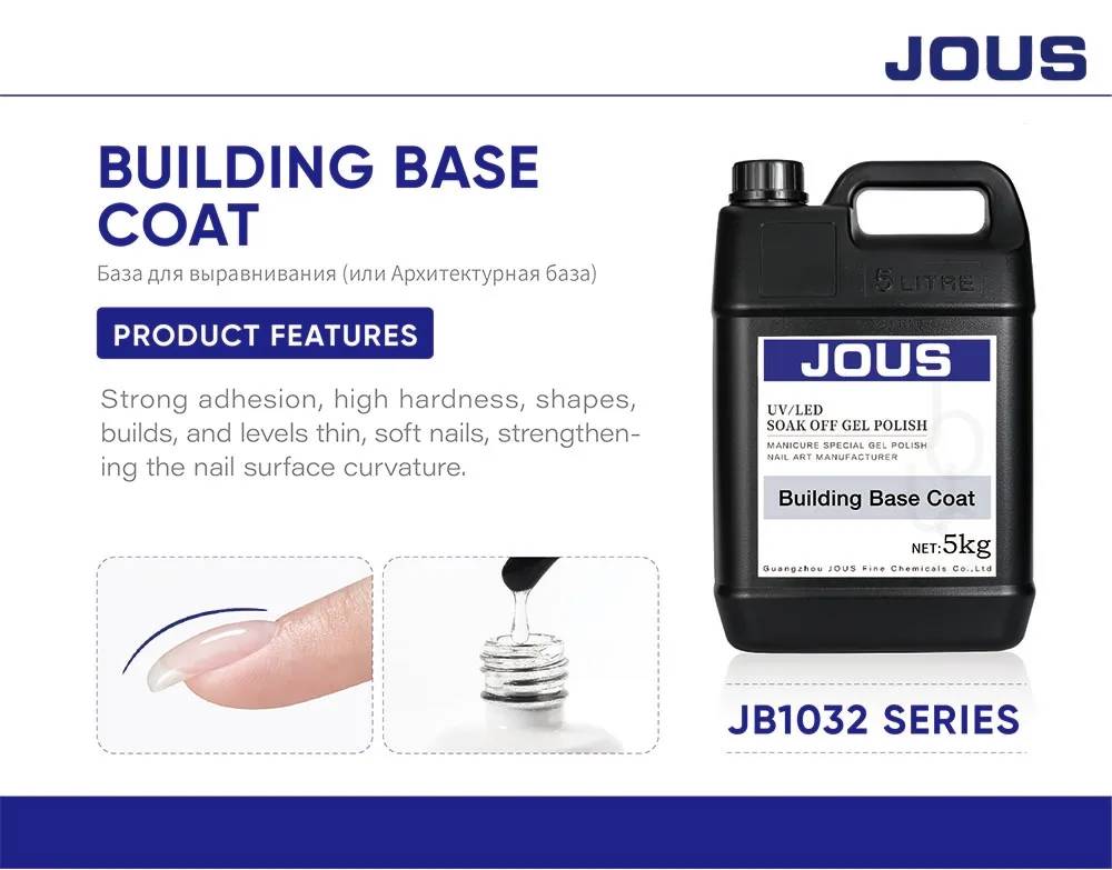 OEM Multi-Functional Building Base Coat With Sculpting Leveling & Reinforcement for Thin & Soft Nail Easy Manicure Application