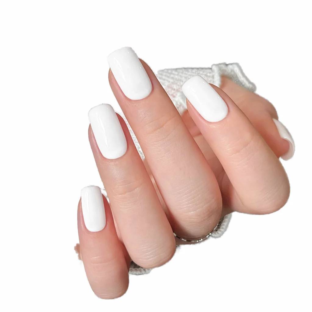 Pastel White Liquid UV Gel Nail Polish 15ml Soak Gel Polish UV Light Cure Long Lasting Nail Art DIY Manicure Home