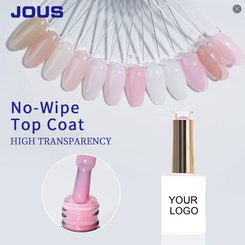 High Hardness Custom No Wipe Top Coat Sealing Gel Anti Scratch Resists Damage 1kg Bulk Refill UV LED Professional Salon