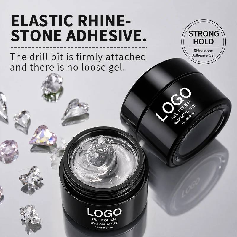 OEM Custom Private Label Adhesive Hema Free Tips Nails Soft Gel Professional HEMA TOP Free Clear Non Stick Hand Nail Gel