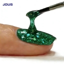 JOUS Vibrant Glitter Gel Polish with Visible Sparkling Starry Sky Effect for Nails Soak Off Dazzling Shine Salon & DIY Nail Art