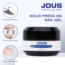 PVC Soft Solid Gel for Nail Tips Extension with Strong Adhesion Non-Whitening UV LED Curable DIY Nail Art Glue for Press on Nail