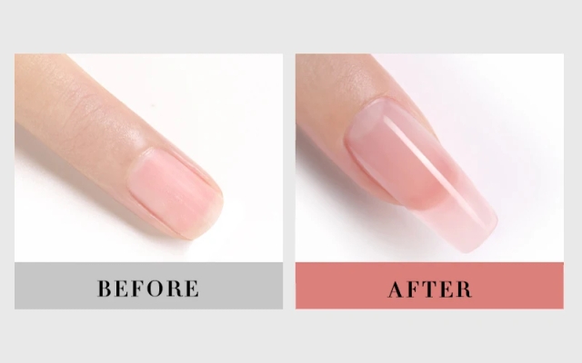 Nail Art Professional Nail Supplies Glitter Extension Build Gel Finish Concentrated Gel