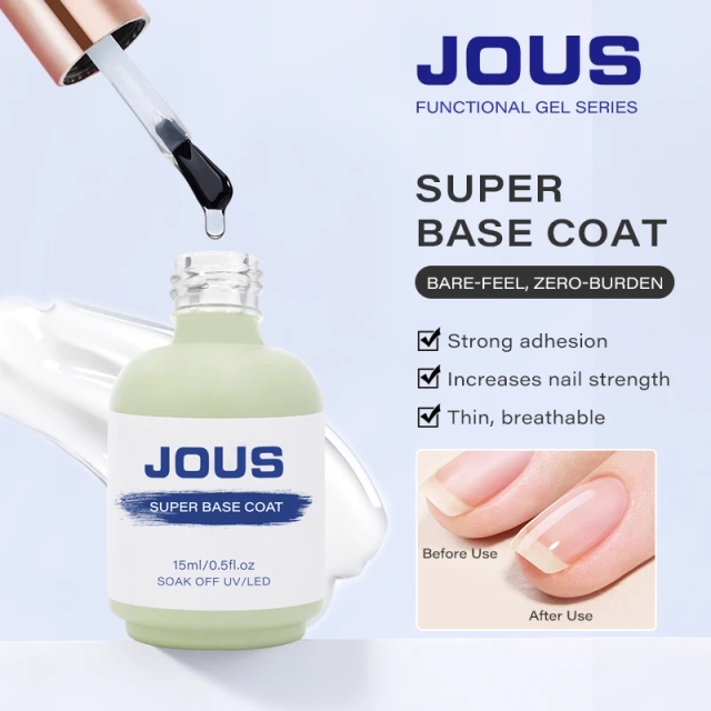 Wholesale Bulk Custom Super Base Coat Strong Adhesion UV LED Nail Gel Extra Long Lasting Soak Off Gel Polish for Salons Store