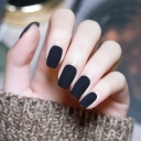 Quick-Dry Matte Top Coat for Nails Smudge-Proof & Scratch-Resistant Finish with Elegant Velvet Texture Watercolor & Ombre Design