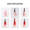 JOUS OEM Transparent Rubber Base Coat UV Gel for Weak/Soft Nails Repair Fast Drying Eco-Friendly Strong Adhesion for Nail Art