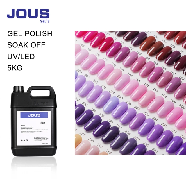 OEM/ODM Color Nail Gel Polish Manicure UV Soak off Gel High Pigment 15ml