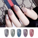 JOUS Multi-Dimensional Glitter Diamond Gel for Nails Creates Both Sparkle and Reflective Effects High Shine Nail Art Gel Polish