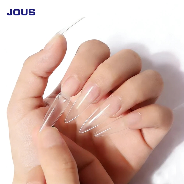 High Viscosity PVC Soft Solid Gel for Press on Nails Professional UV LED Curable Nail Glue Gel for DIY Nail Tips & Extension