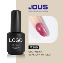 JOUS OEM/ODM DIY & Salon Use Professional Cat Eye Gel Polish Magnetic Crystal & Wide Effect with Soak Off Long Lasting Formula