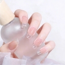 JOUS Soft Elastic Rubber Reinforce Gel for Weak Thin Nails & Press on Nails with Auto-Rebound C-Arch No Tightness Salon Grade
