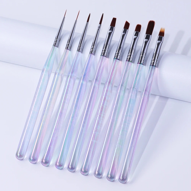 Nail Art Brush Hot Sale Products Wholesale Salon Grade Nail Art Brush for Precise Line Drawing Detailing Gradient & Filling