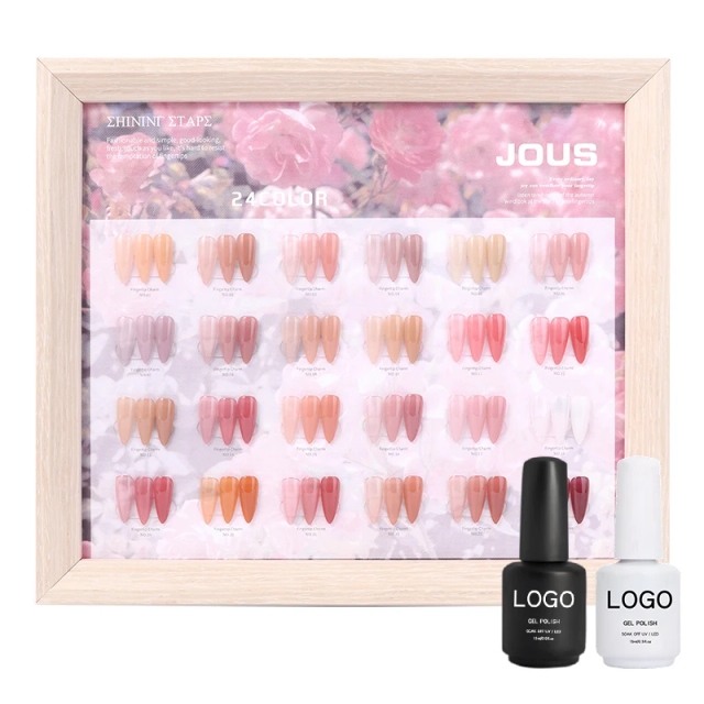 JOUS Milky Gel Polish for Sheer & Jelly Nail Effects Semi-Transparent Nail Gel with Oil-Polish Mixture Buildable Layer for Salon
