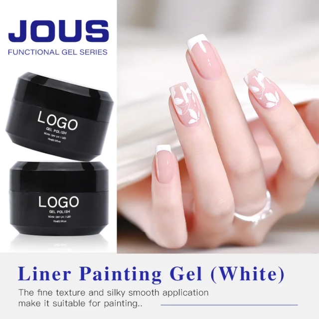 White Liner Painting Gel with Optimal Consistency for Precise Line Work High Pigment & Blendable for Custom Colors Superior Flow